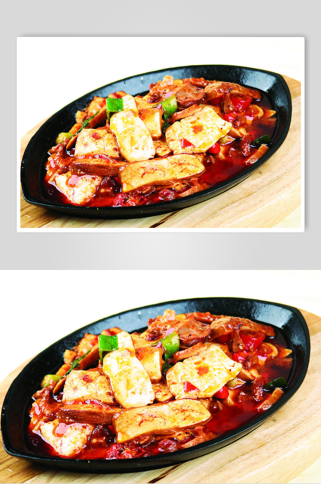香辣美味美食铁板豆腐图片素材