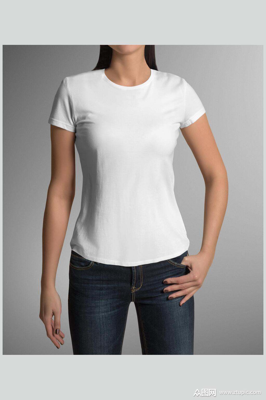 正面t恤样机模板下载-编号3611211-众图网