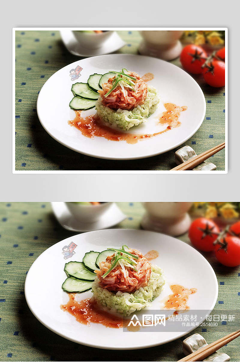 经典食品泡菜美食图片素材