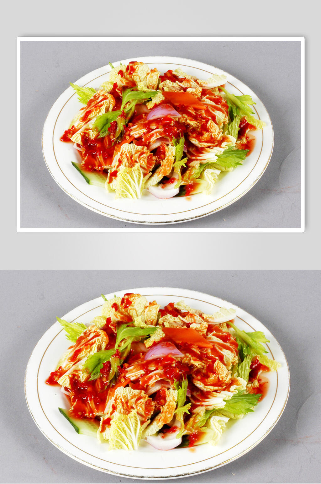 香辣美味白菜泡菜美食图片素材