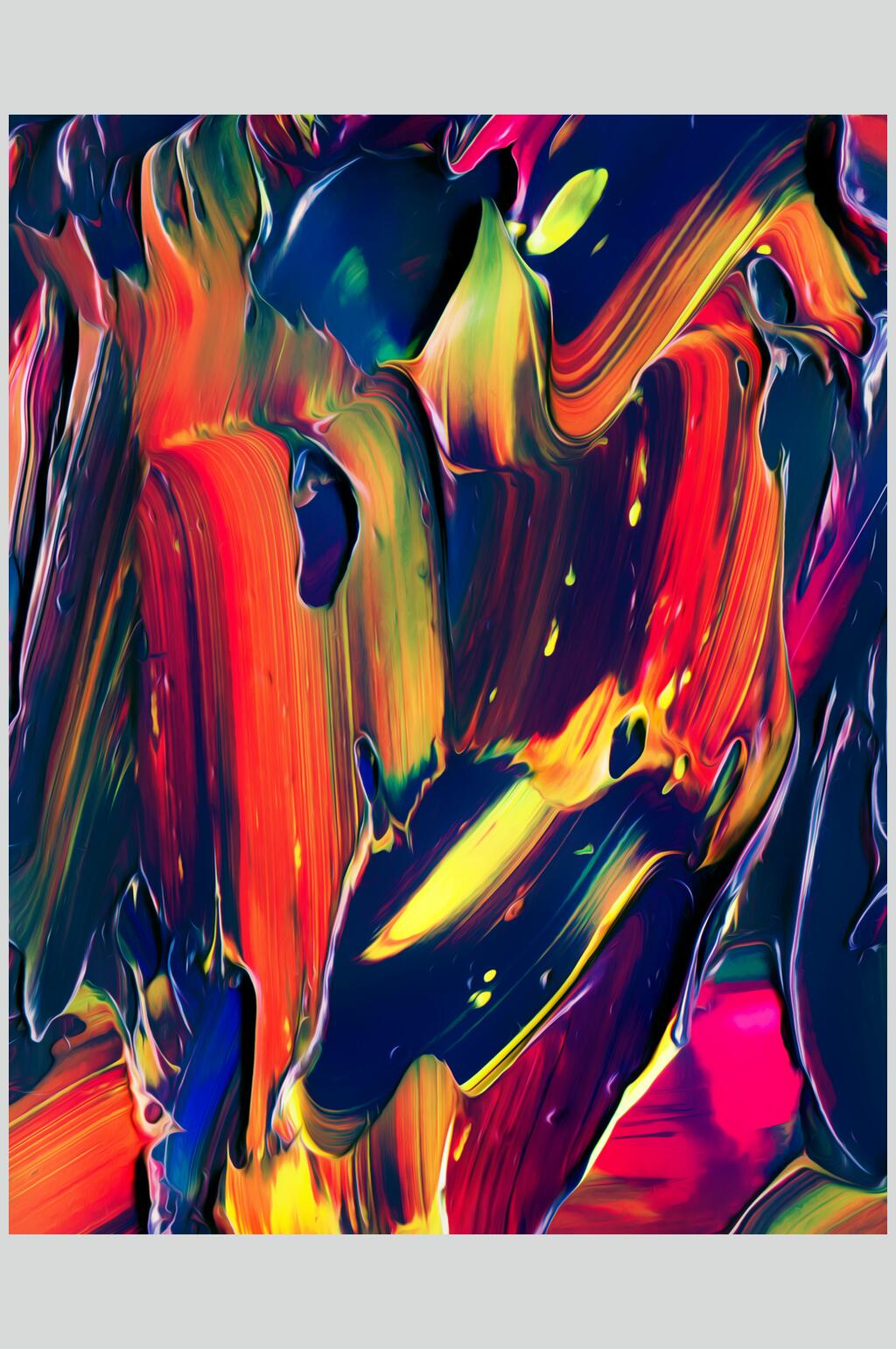 油画风时尚个性抽象背景底纹图片素材