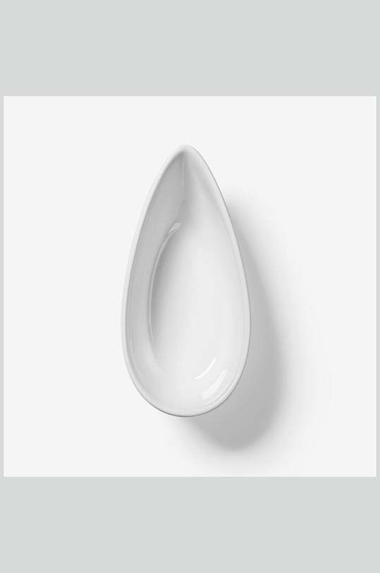 水滴形餐厅碟子盘子样机