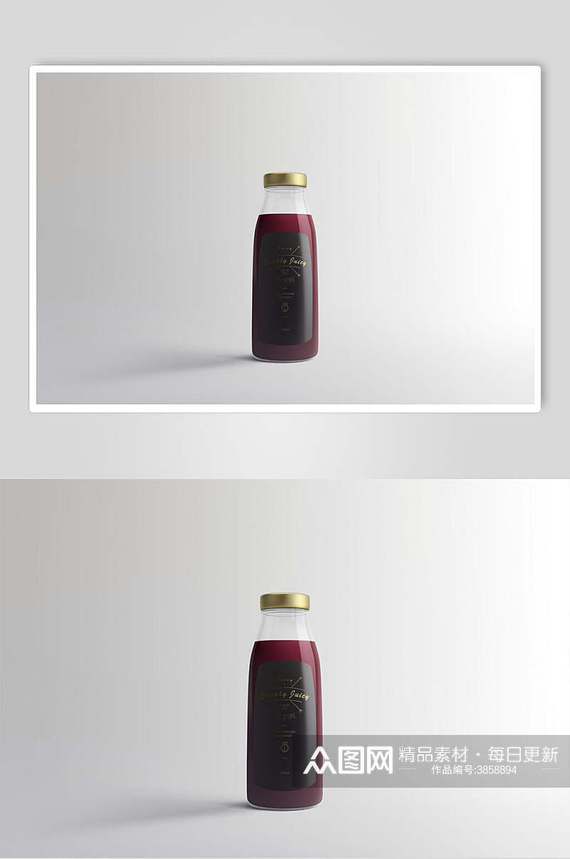 果汁塑料瓶样机素材