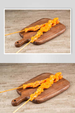 牛肉串荤菜美食图片