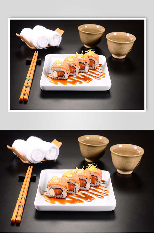 日式美味料理寿司餐饮图片