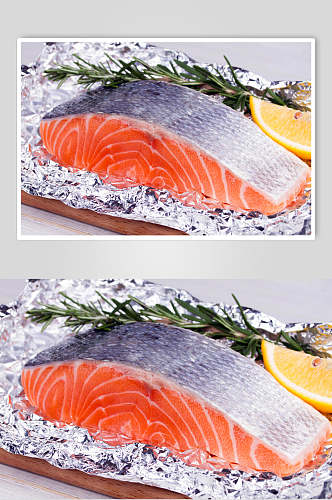 三文鱼料理寿司摄影图片