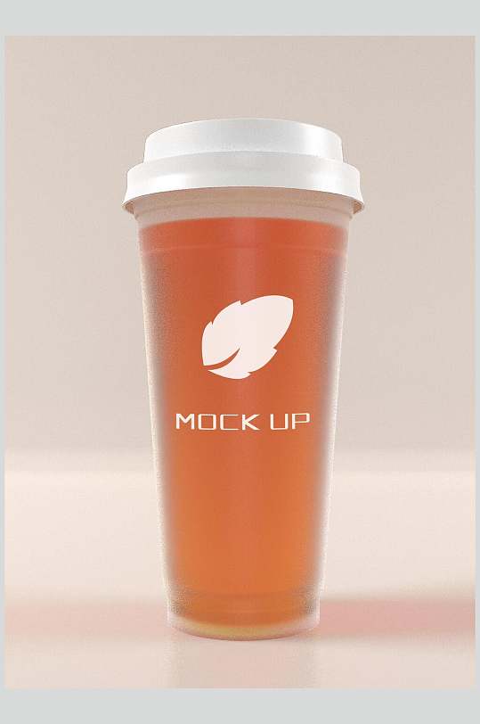 果汁打包饮料杯奶茶杯样机