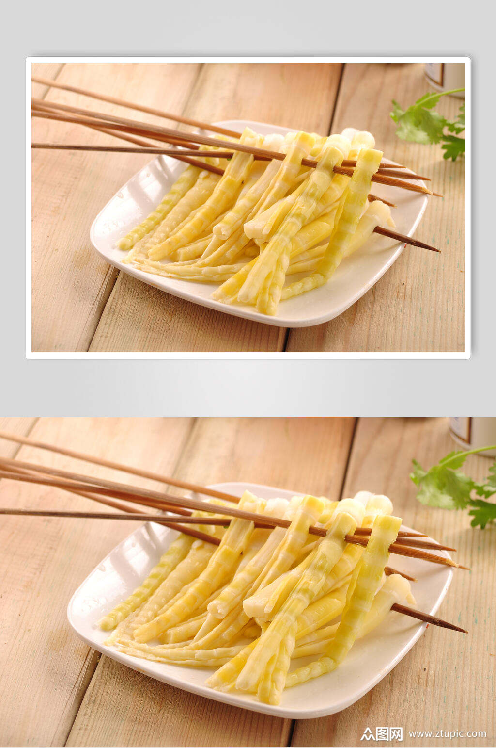 竹笋串串菜品食品摄影图片素材
