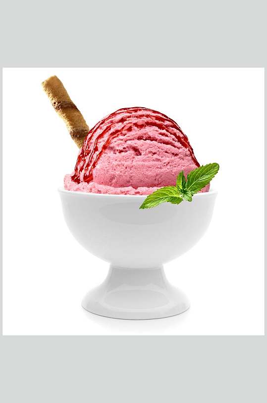 白底冰淇淋高清图片