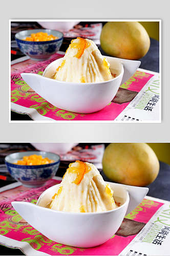 芒果冰沙食品图片