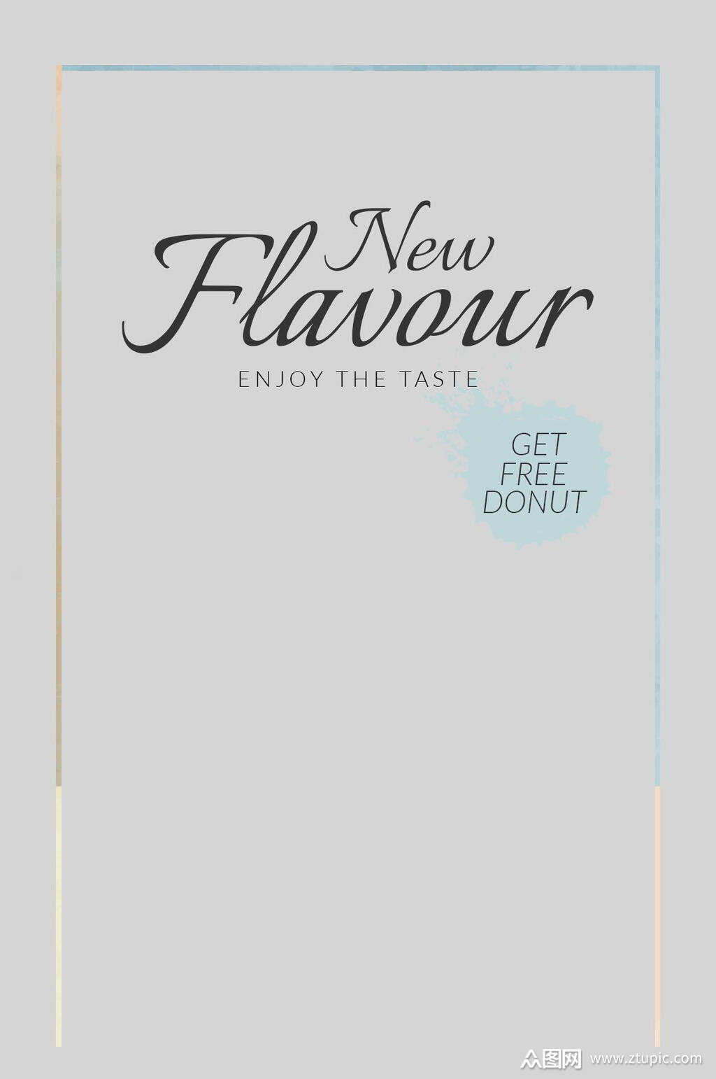 简洁灰色促销版式设计宣传海报模板下载-编号2597251-众图网