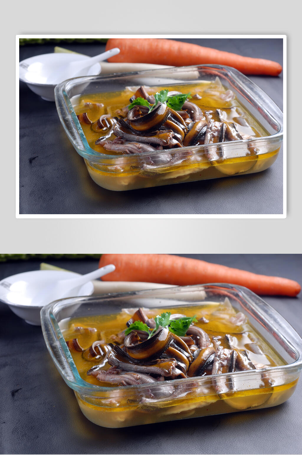 热蒸饺鳝片美食图片素材