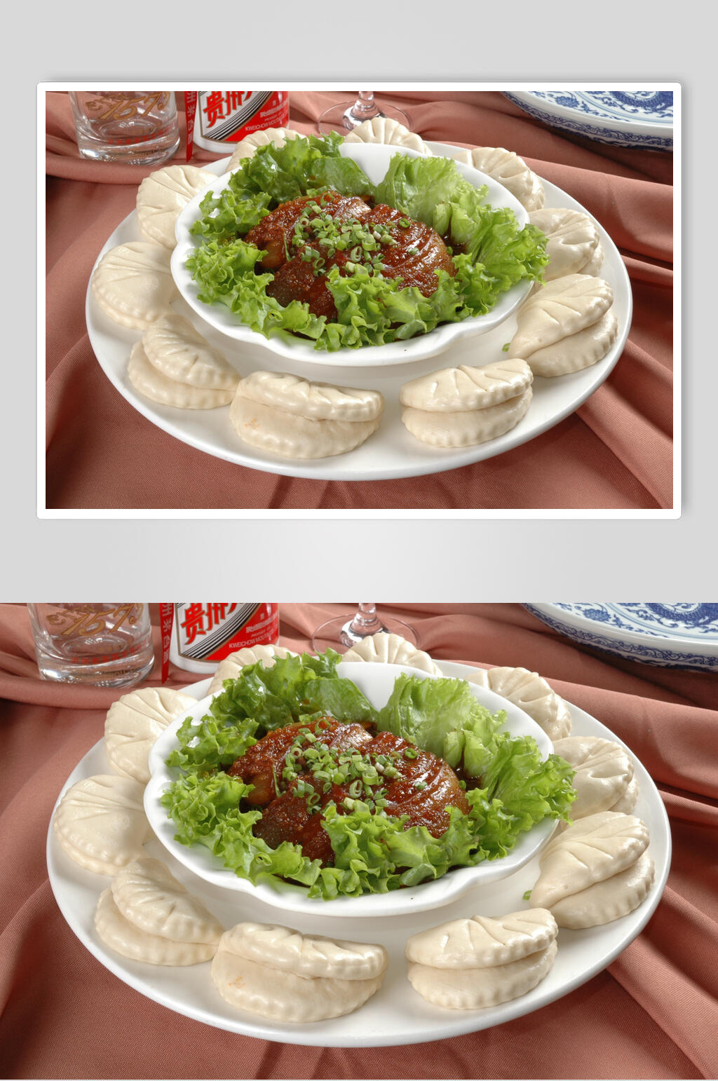 荷叶粉蒸肉食品图片素材