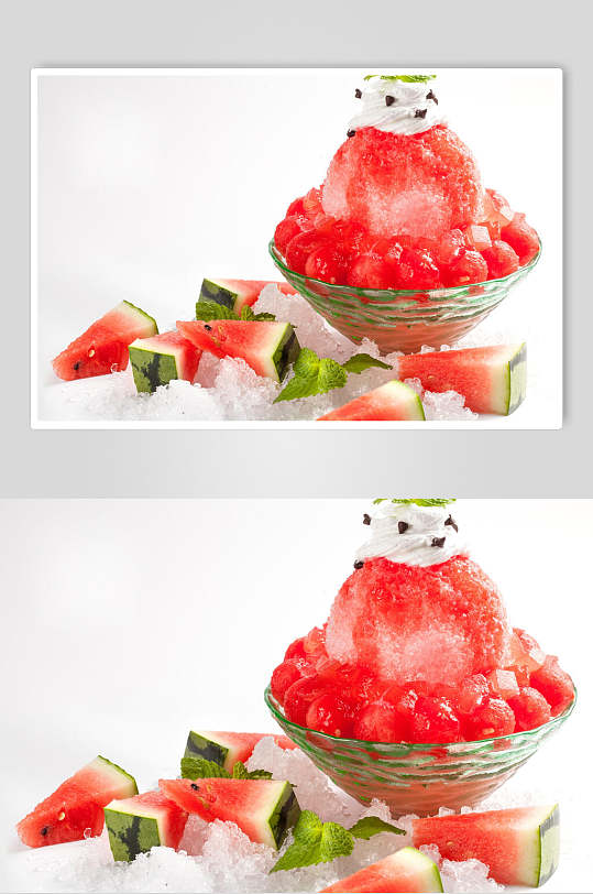西瓜冰沙食品高清图片