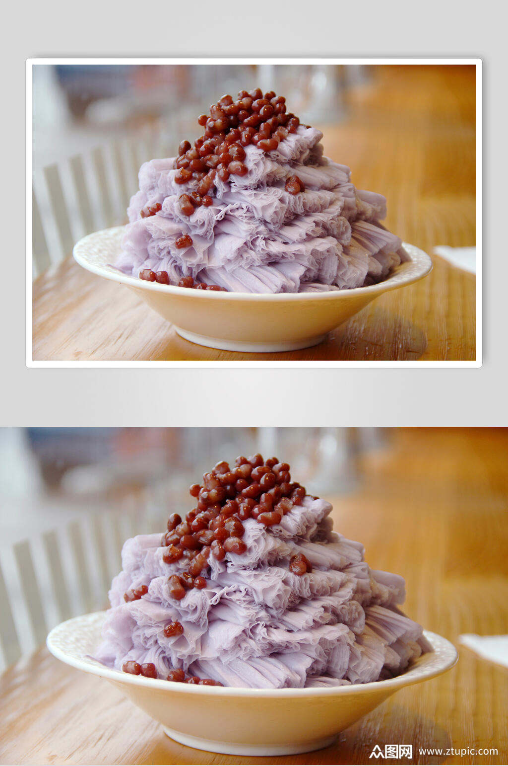 美味红豆绵绵冰食品图片