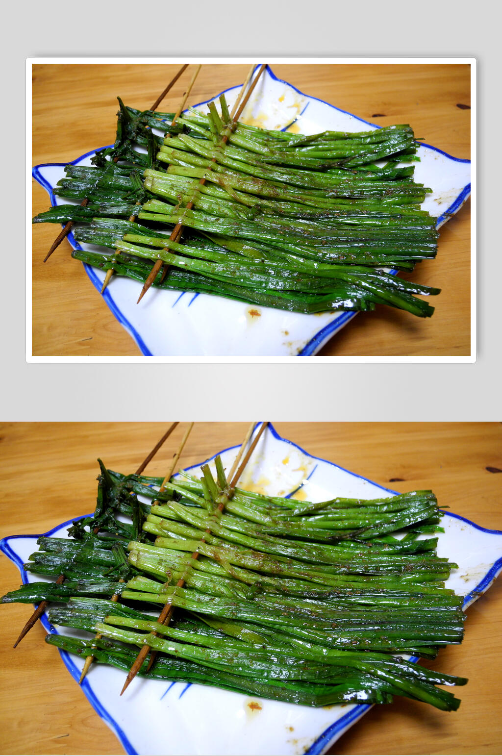 韭菜烧烤串串美食食物图片素材