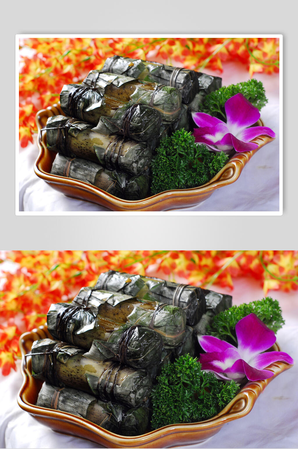 竹筒香肉食物摄影图片素材