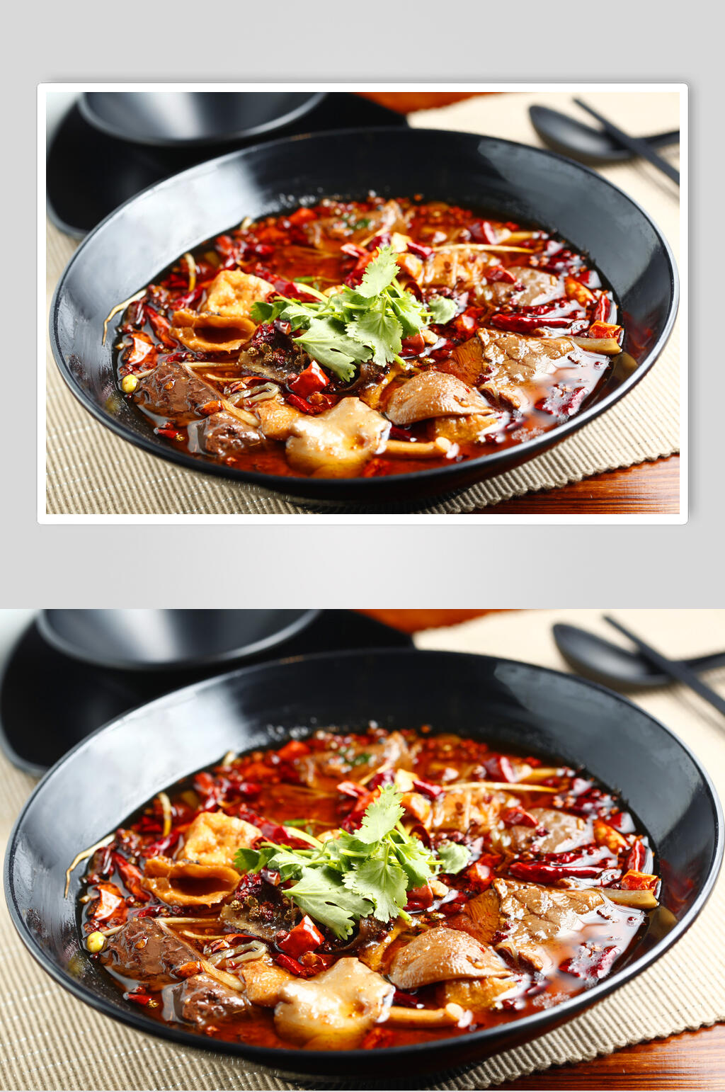 香辣美味毛血旺饮食品图片素材