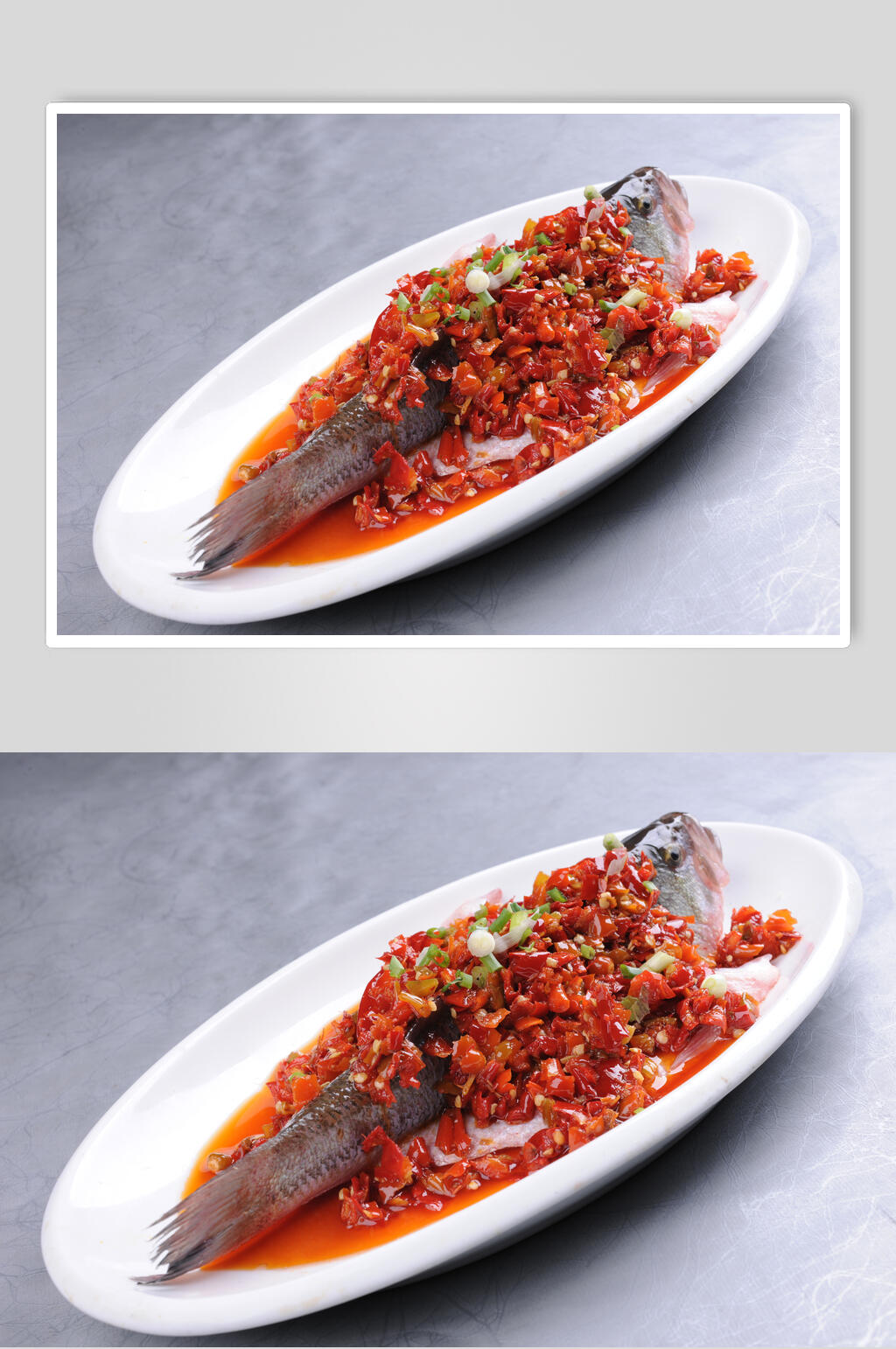 剁椒蒸鲈鱼美食图片素材