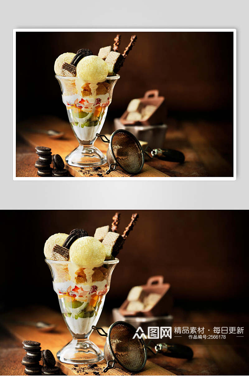 时尚食物冰淇淋食品摄影图片素材