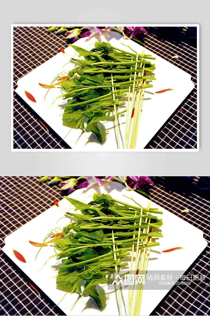 南瓜苗烧烤串串美食高清图片素材