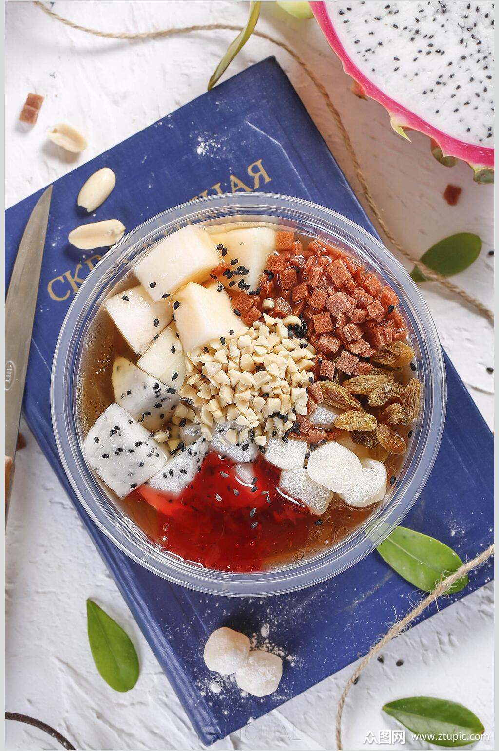 特色冰粉餐饮高清图片素材