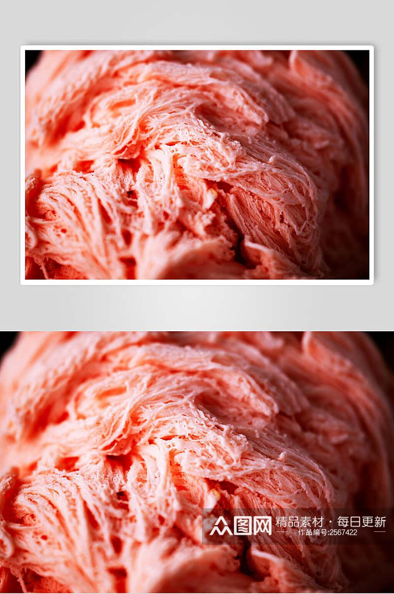 招牌美味草莓绵绵冰食品图片素材