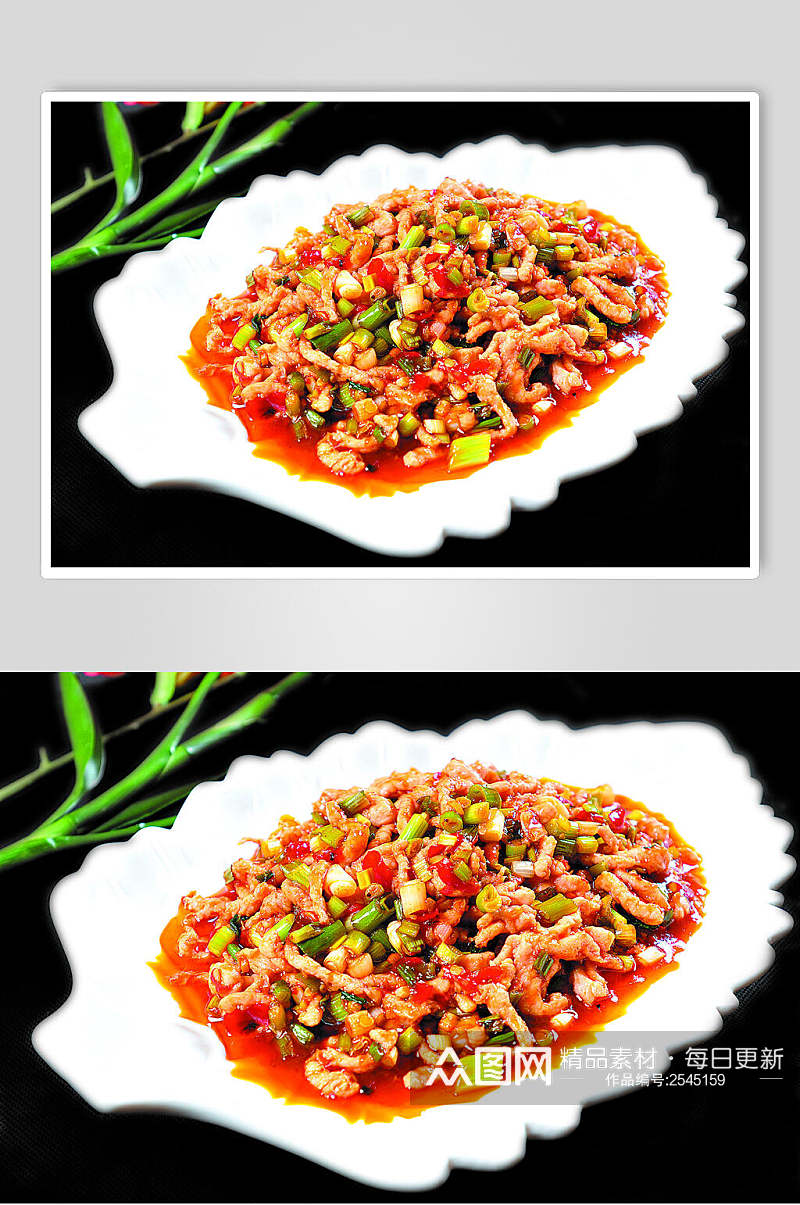 飘香鱼香肉丝食品摄影图片素材