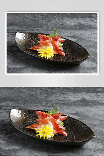 精致刺身食品寿司餐饮图片