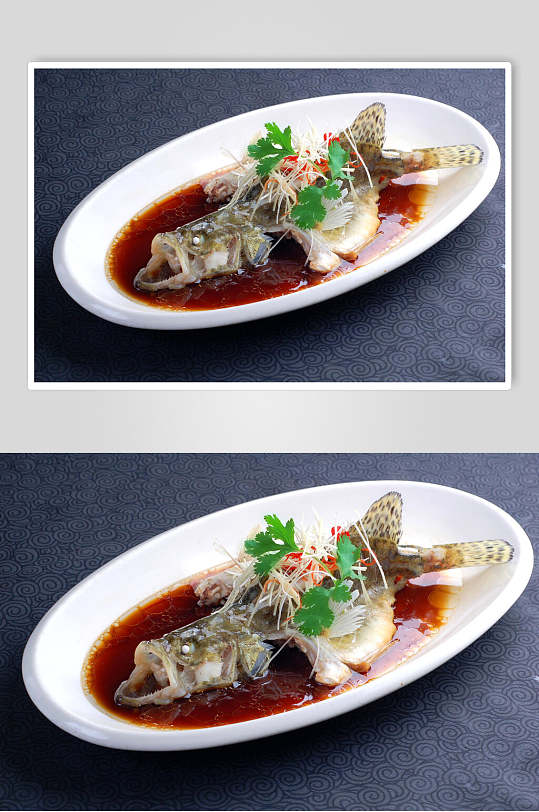 热清蒸桂鱼食品图片