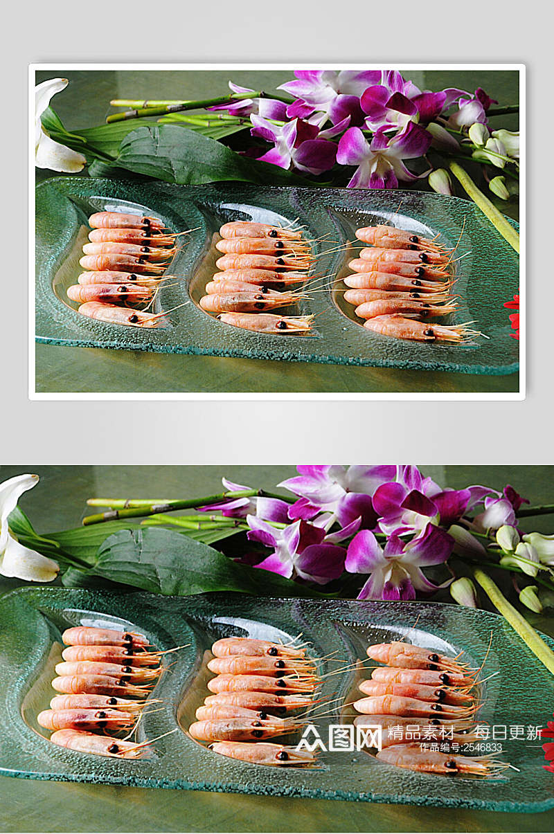 元宝虾食品摄影图片素材