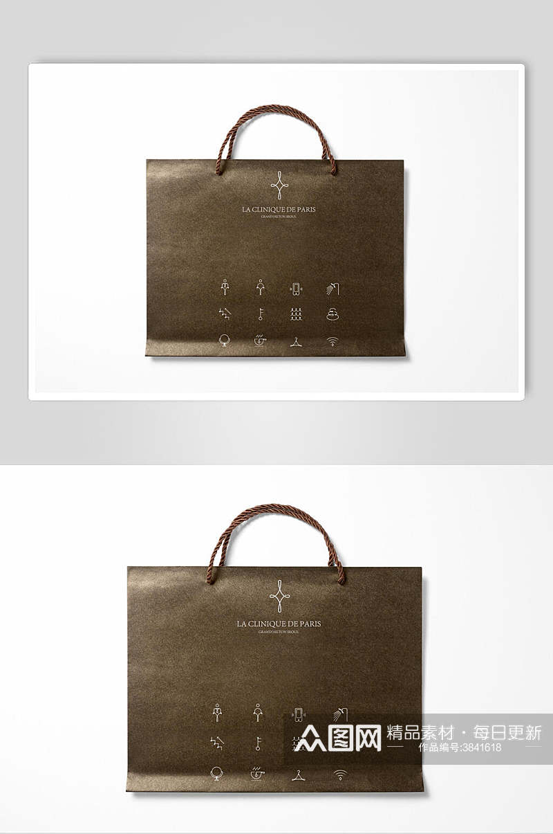 品牌设计VI手册应用手提袋样机素材