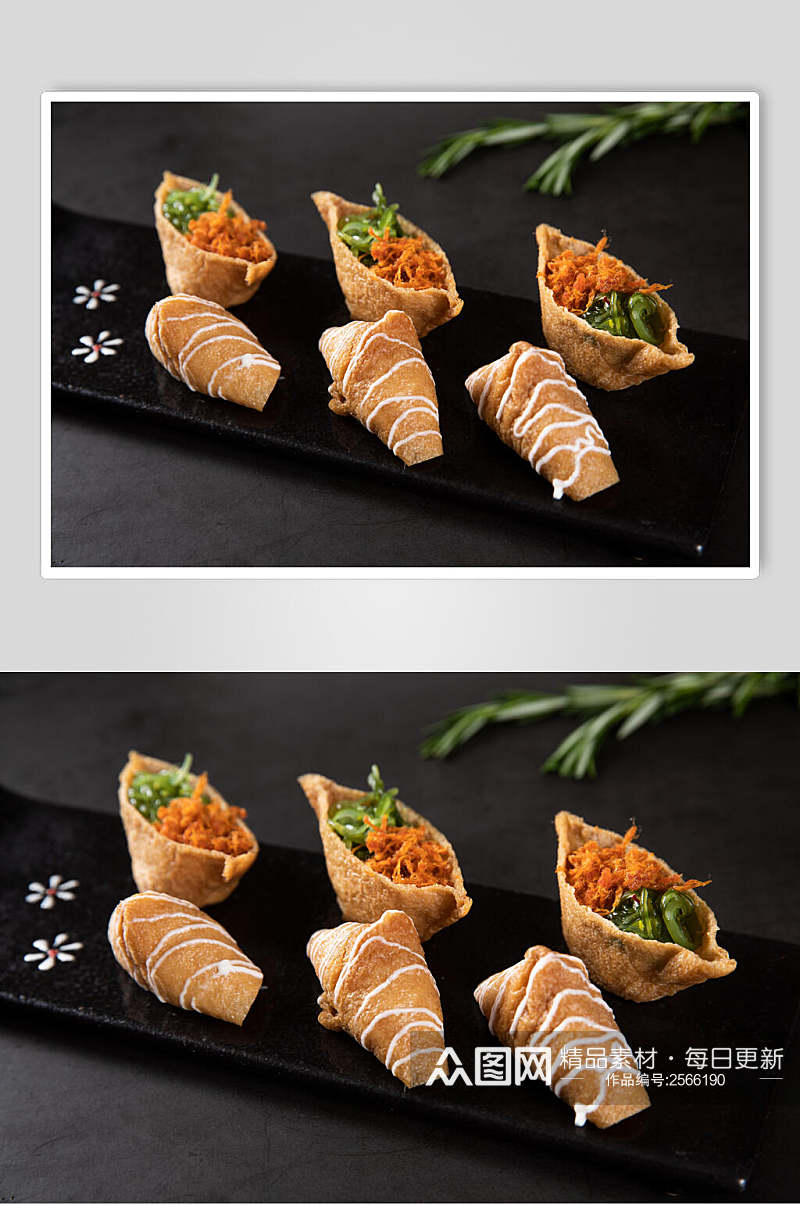 小吃食物寿司食品摄影图片素材