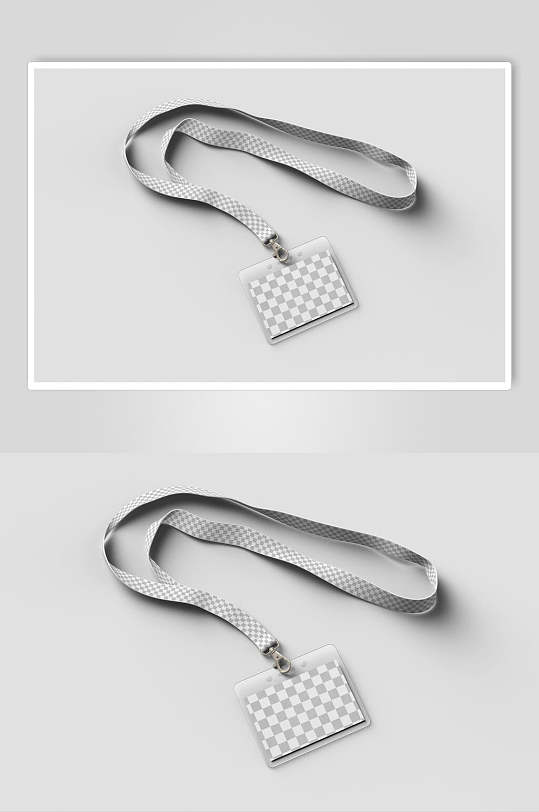 时尚工牌工作证样机-众图网