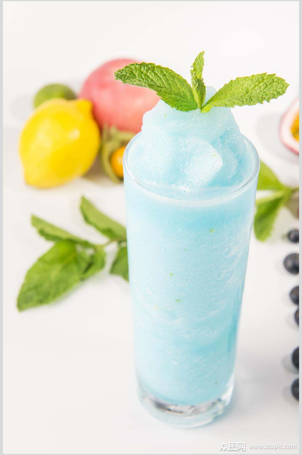 奶茶冰沙食品摄影图片