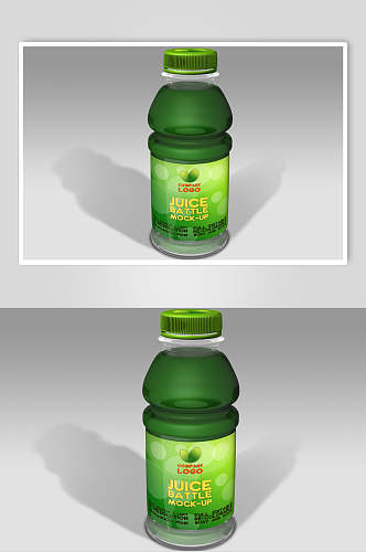 绿色果汁包装样机