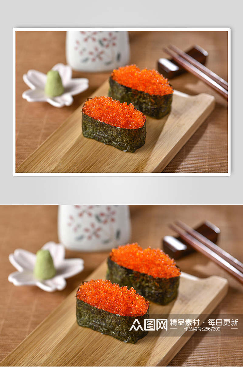 美味食品鱼籽寿司餐饮图片素材