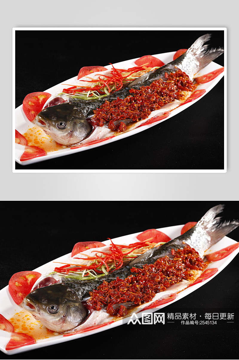 富贵双味鱼食品摄影图片素材