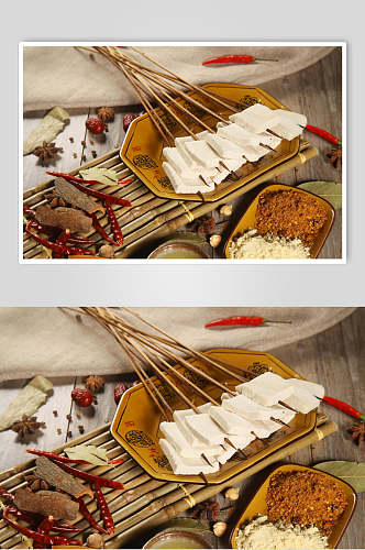 豆腐串串菜品图片