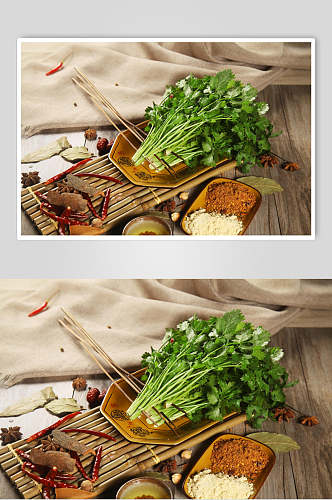 香菜串串菜品图片
