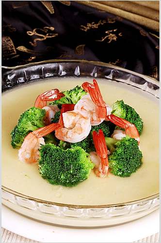 围虾蒸乳食品图片