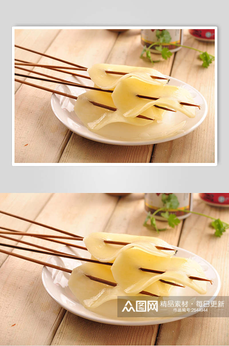 土豆片串串菜品食品摄影图片素材