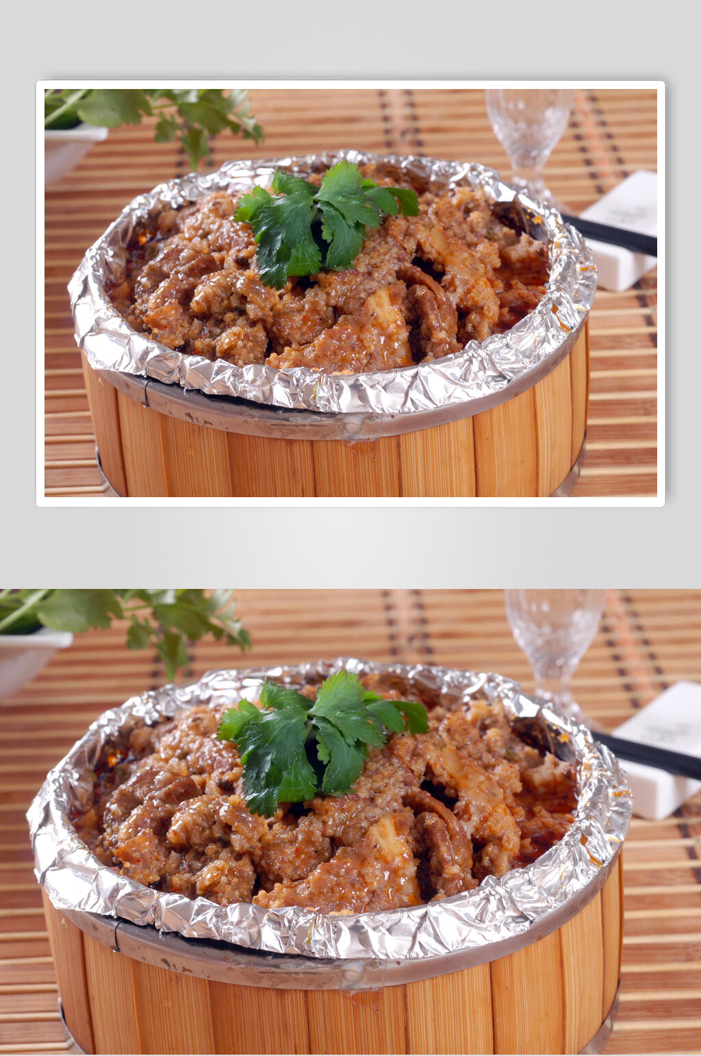 蒸粉蒸牛肉美食图片素材