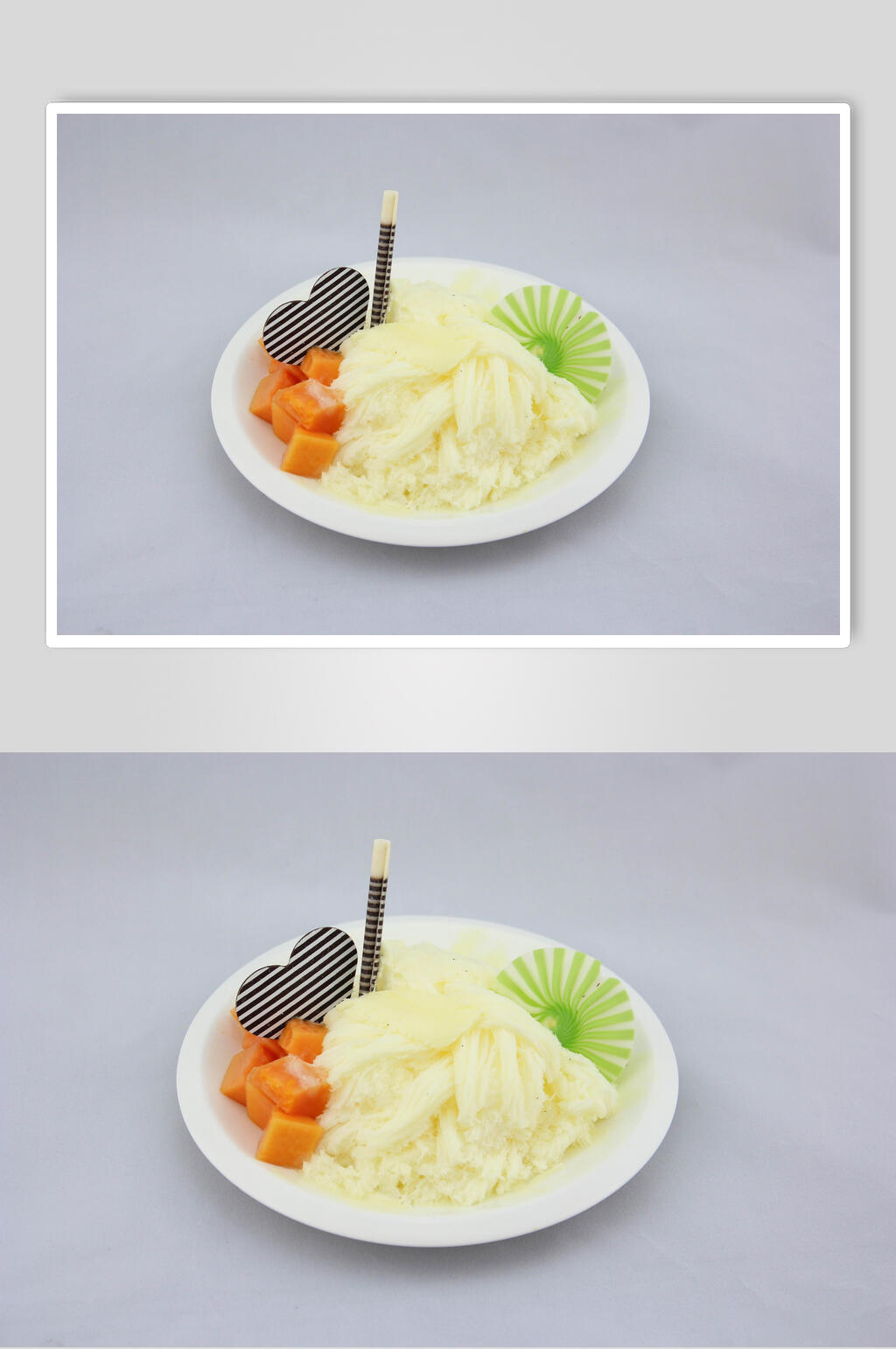 清新美味绵绵冰食品高清图片素材