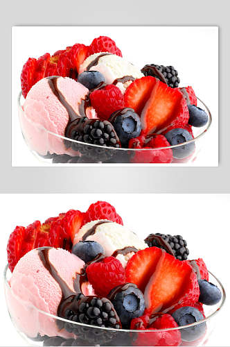 水果冰淇淋食品图片