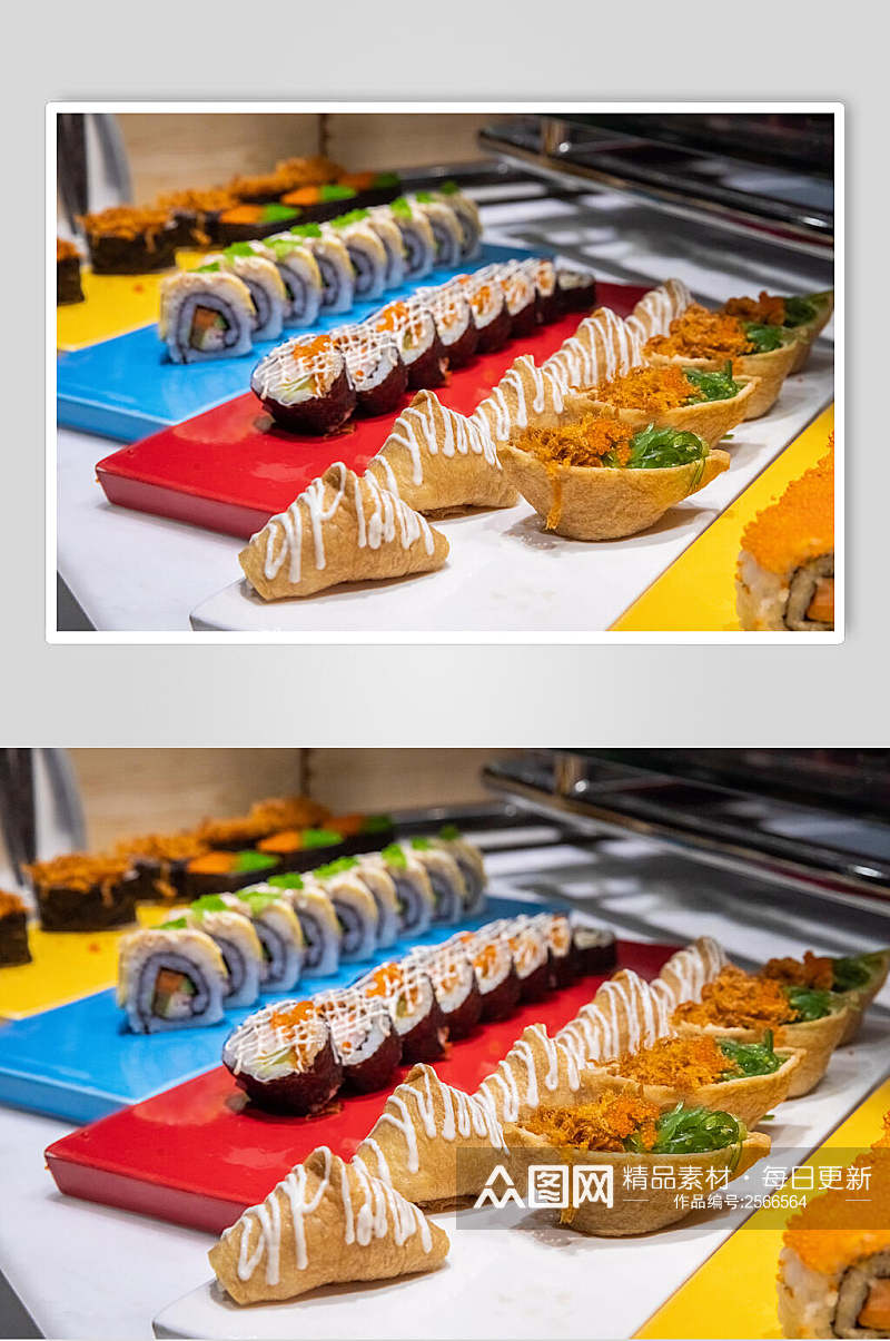 日料小吃美食寿司摄影图片素材