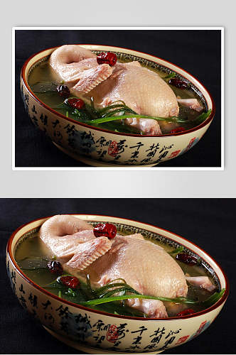 清蒸鸭子食品高清图片