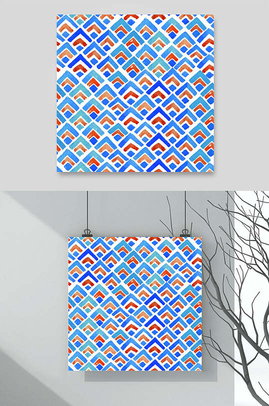 清新简约高端创意日系清新纹理背景