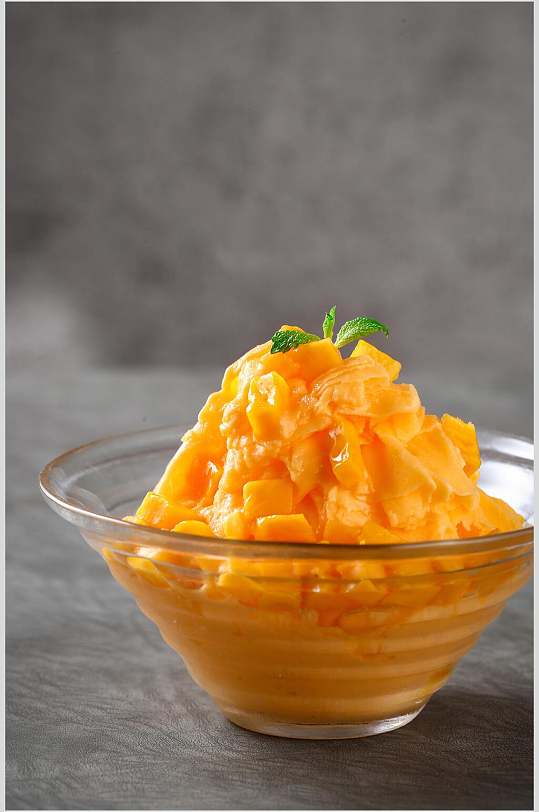 芒果冰沙美食高清图片