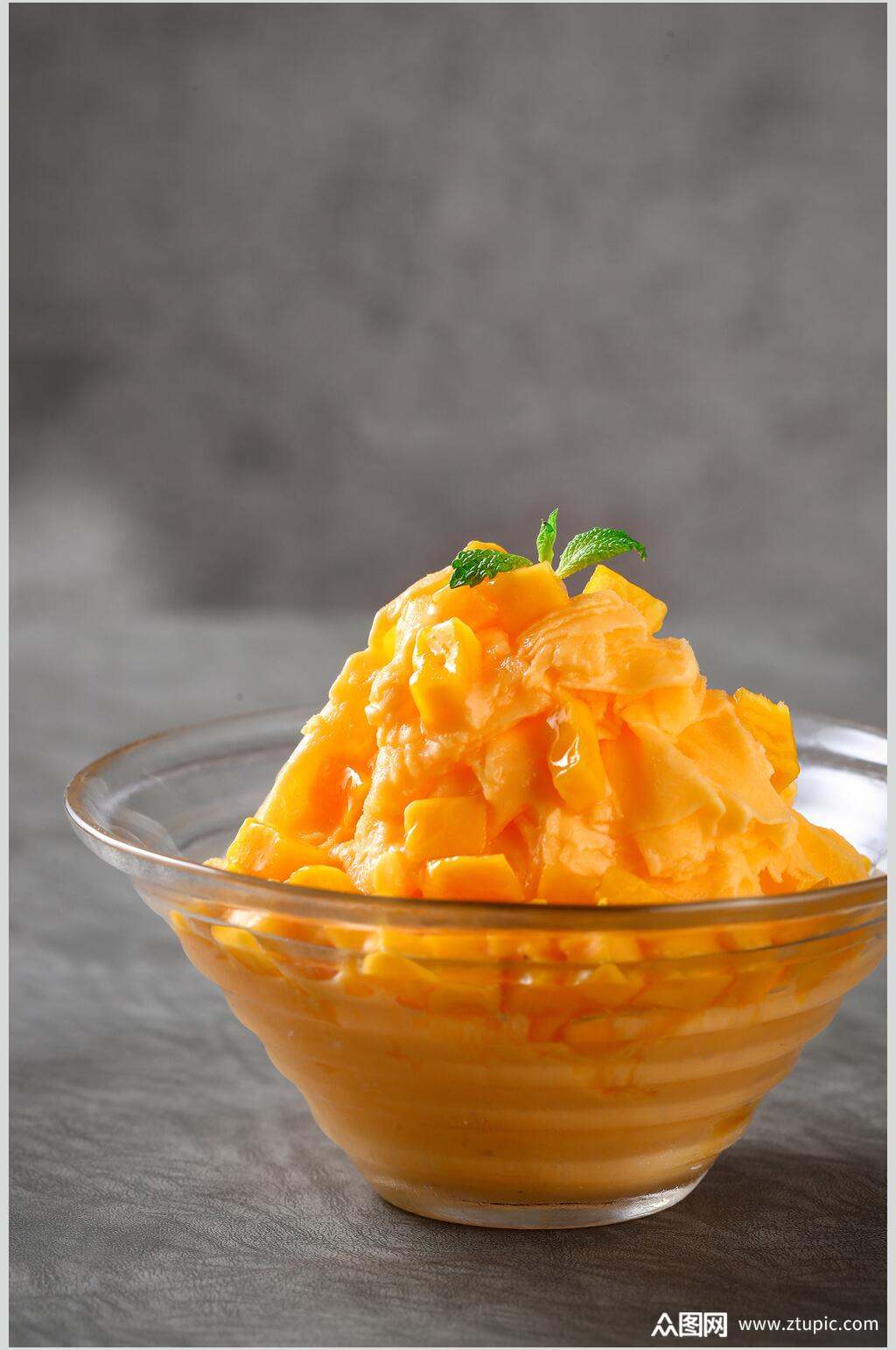 芒果冰沙美食高清图片